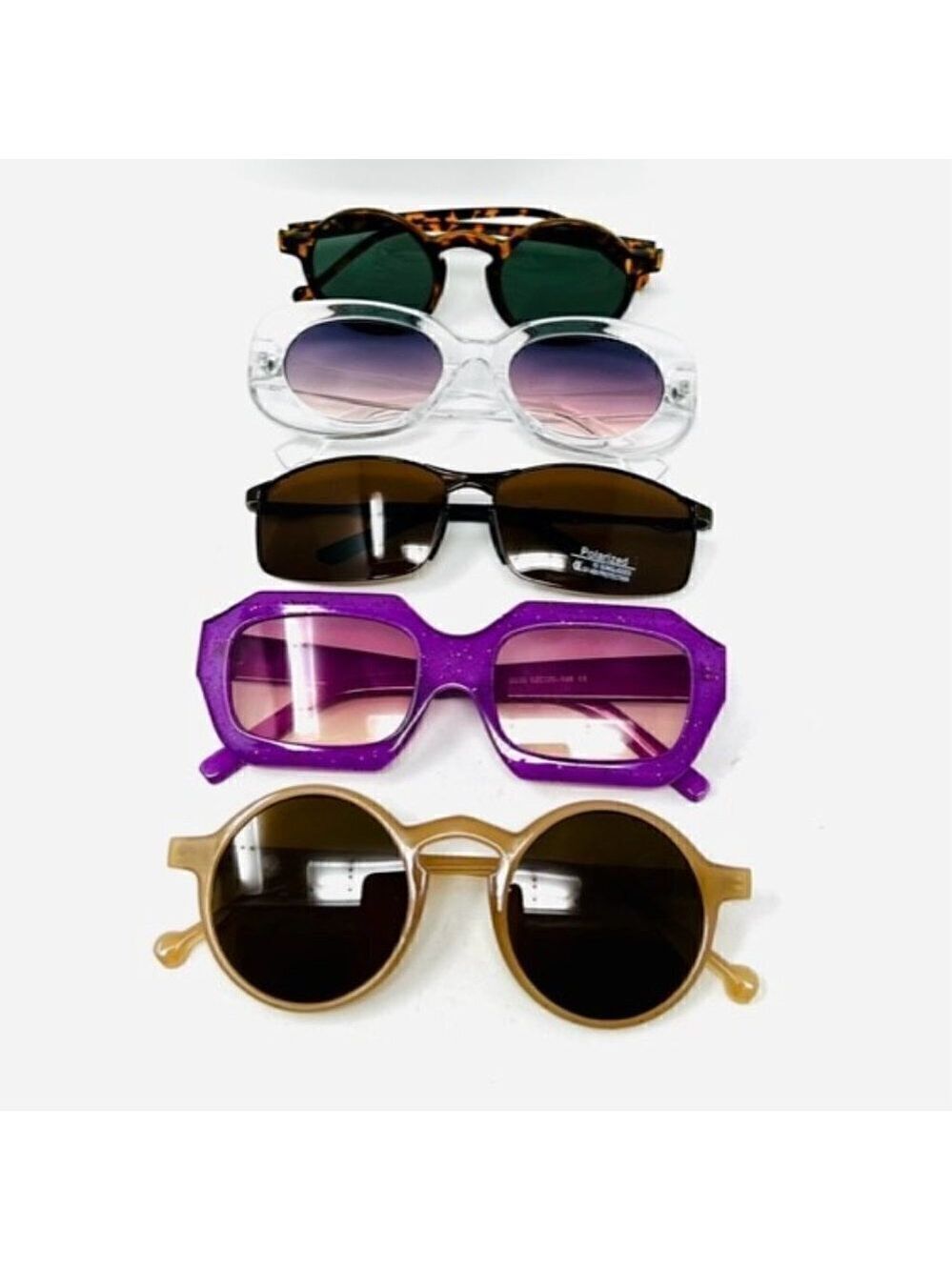 5 pair sunglasses